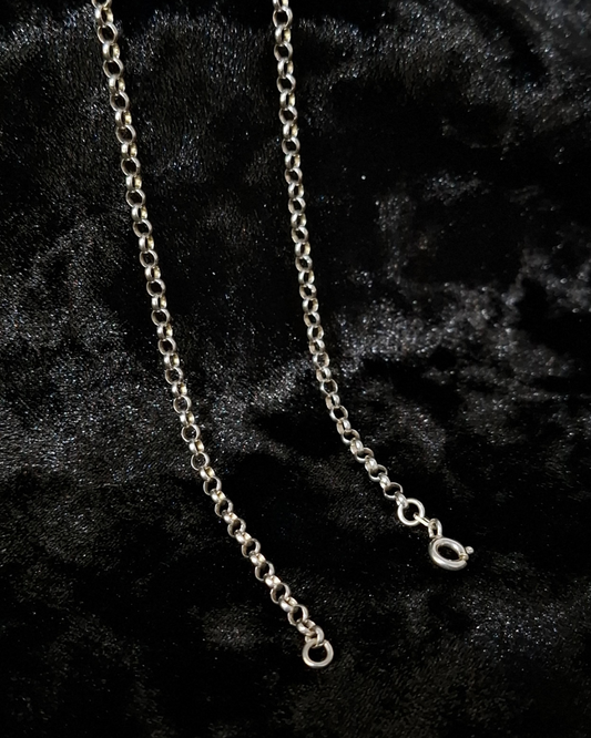 Cadena de plata 925 mini rolon 45cm