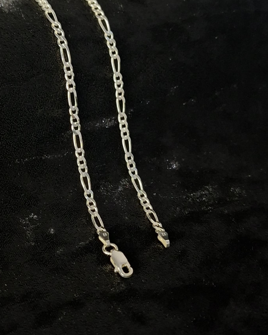 Cadena 3 en 1 plata 925 italiana 60CM