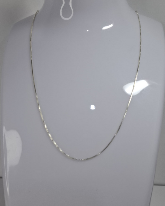 Cadena veneciana plata 925 italiana 45CM