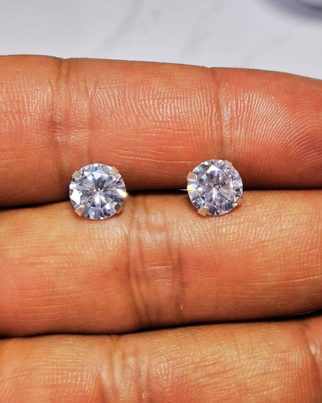 Topos de plata 925 con zircón broche mariposa