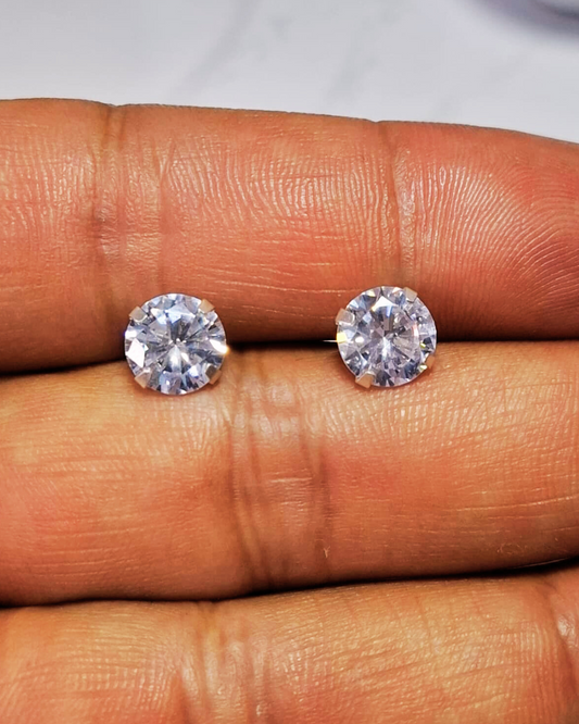 Topos de plata 925 con zircón broche mariposa