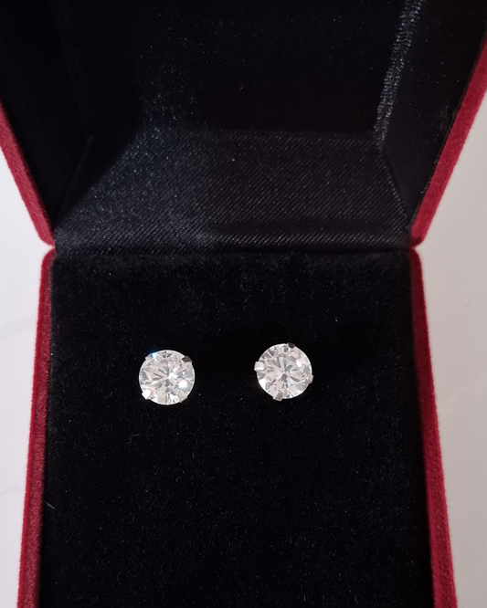 Topos de plata 925 con zircón broche mariposa