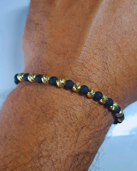 Pulsera tejida 1.25 gr oro 18k
