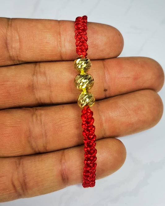 Pulsera tejida 0.96 gramos oro 18k