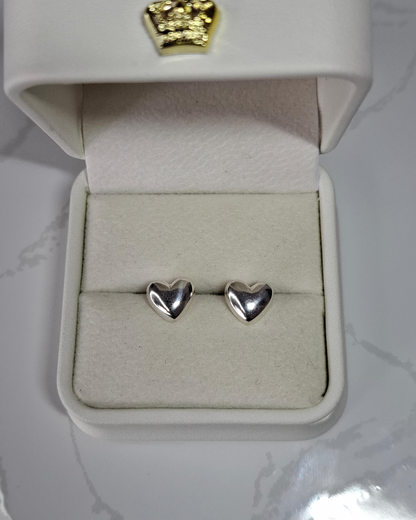 Topos corazón de plata 925