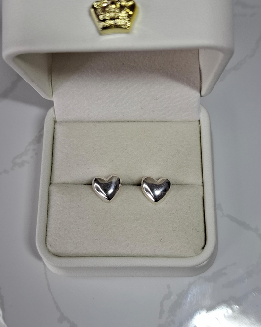 Topos corazón de plata 925