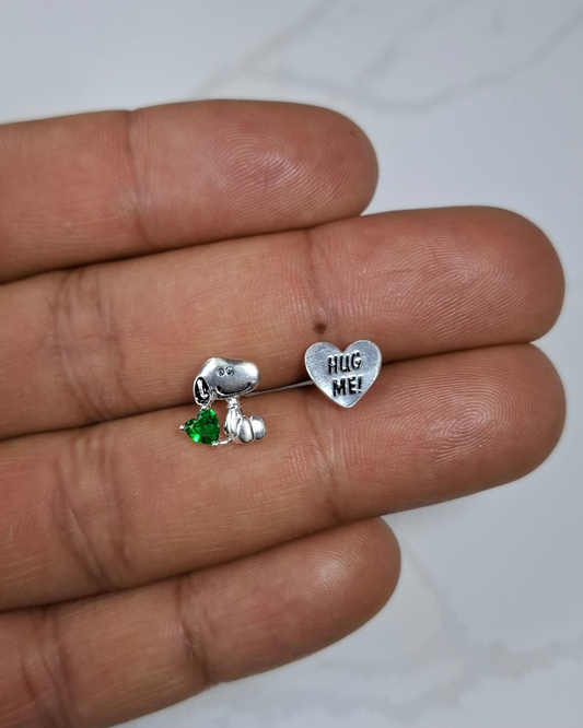 Topos perrito plata 925