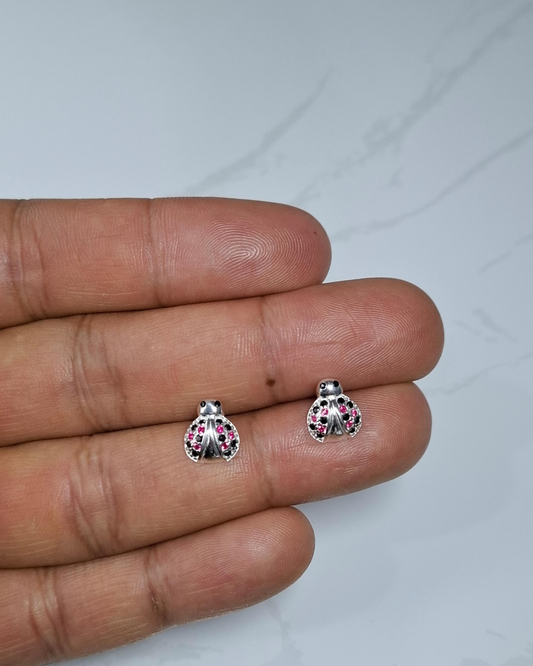 Topos mariquita de plata