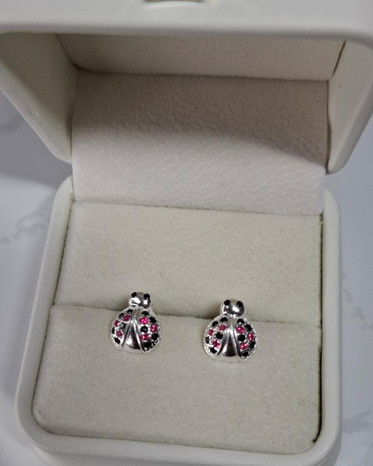 Topos mariquita de plata