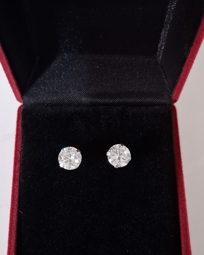 Topos de plata 925 con zircón broche mariposa